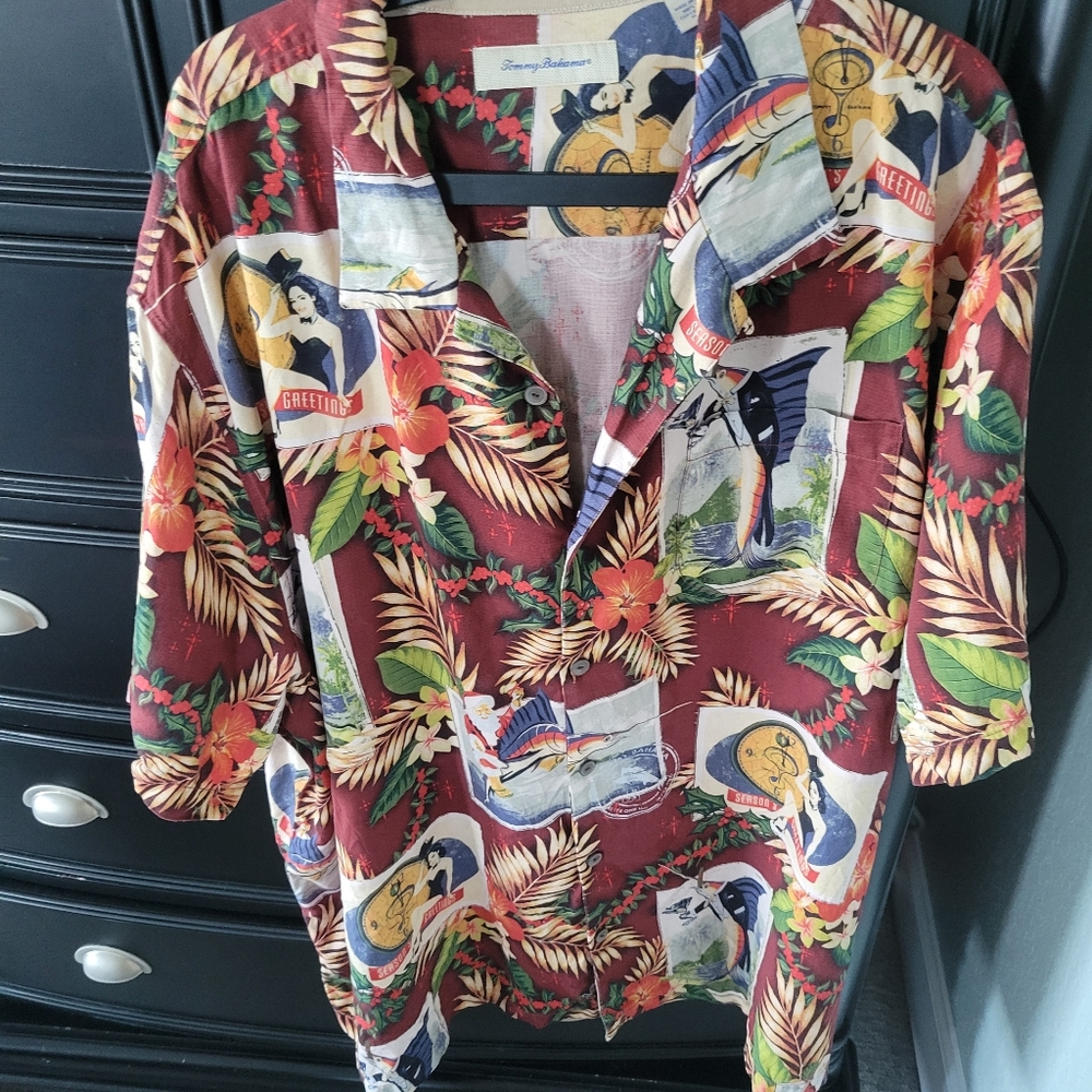 Tommy Bahama Hawaiian Shirt 3XLB